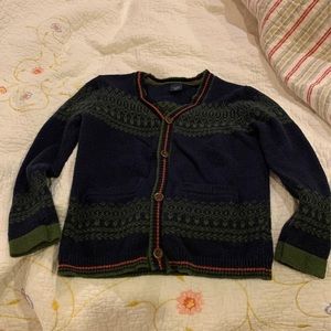 Boys cardigan sweater